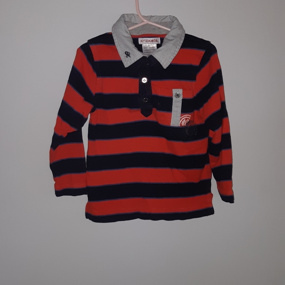 Krickets kids longue sleeve polo sweater Size 4T 101-103cm - Picture 2 of 6